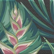 Керамическая плитка Декор Пальмейра 4 9,9x20