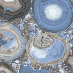 Керамическая плитка Аксима Сингапур синяя 25x50