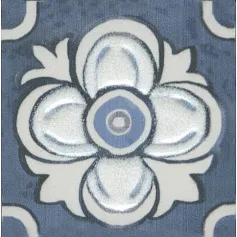 Керамогранит Вставка Алмаш синий 4,9x4,9