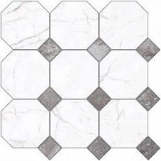 Керамогранит black & white white d02-cut 60x60