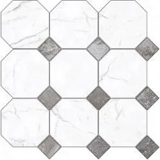 Керамогранит Блэк Энд Вайт/ black & white Вайт d02-cut 60x60