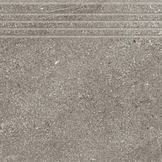 Ступени Керранова Градиент/ gradient grey Серый 29.4x120