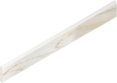 Плинтус Италон Стелларис Каррара Айвори шлифованный 610130007458 белый
