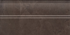 Керама Марацци Плинтус Версаль коричневый обрезной коричневый для квартиры, для кухни, для ванной, для прихожей