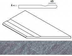 Керамогранит СИЛВЕР БОРТИК 30x60 С ВЫЕМКОЙ ЗАКРУГ. ПР 30x60