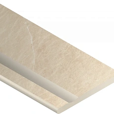 Бортик Италон Материя/ materia x2 Магнезио С Выемкой Закругленный Левый 620090001201 Бежевый 30x120