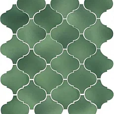 Керамическая плитка арабески майолика зеленый 26x30