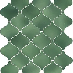 Керамическая плитка арабески майолика зеленый 26x30