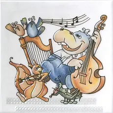 Керамическая плитка Декор kerama marazzi vt\a482\5232 Симфония 3 глянцевый 20x20