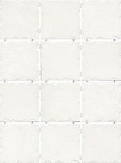 Керамическая плитка Византия белый, полотно 30х40 из 12 частей 9,9х9,9 9,9x9,9