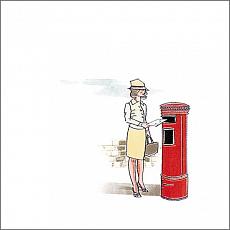 Керамическая плитка декор почта 20x20