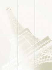 Керамическая плитка tour eiffel set of 6 elements панно 89,8x119,8