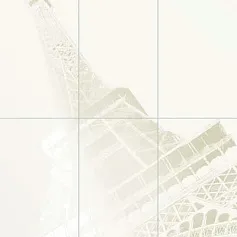 Керамическая плитка tour eiffel set of 6 elements панно 89,8x119,8