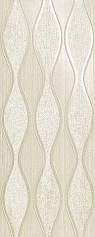 Атлас Конкорд Синуа Вейв Вайт 20х50 белый для гостиной для кухни для квартиры для ванной