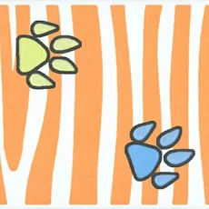 Керамическая плитка Бордюр kerama marazzi os\a251\5009 Динозаврики 2 матовый 6.3x20