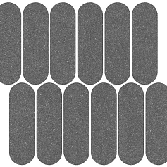 Керамическая плитка Декор kerama marazzi id147 Джиминьяно наборный антрацит матовый 30x32