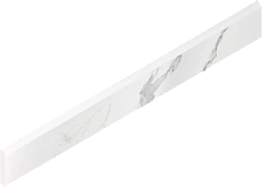 Плинтус Италон Стелларис Статуарио Уайт шлифованный 610130007456 белый