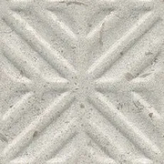 Керамическая плитка Бордюр Карму серый светлый обрезной 9,6x30