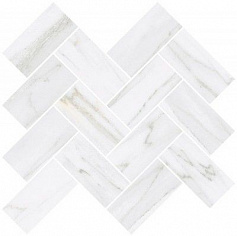 Vitra Palissandro Мозаика Шеврон Белый белый 