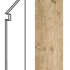 Керамогранит Акси/ axi Голден Оак battiscopa sag.dx 7,2x30