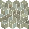 Керамогранит Декор Джардини зеленый мозаичный 37.5x45
