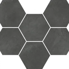 Мозаика Континуум/ continuum Петрол  Гексагон 25x29