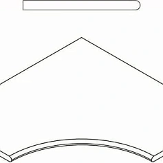 Керамогранит Бортик Италон Дискавер/ discover x2 grey bordo angolare round 60x60 60x60