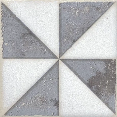 Керамическая плитка Вставка kerama marazzi stg\a407\1266h Амальфи орнамент коричневый 9.8x9.8