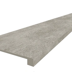 Ступени coliseumgres Крета/ creta Мока Фронтальная 620070002579 Серый 33x60