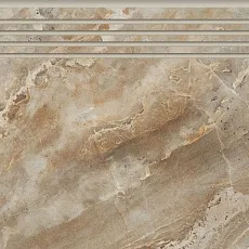 Ступени premium Марбл Браун 29,4x60