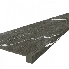 Ступени coliseumgres Микеланджело/ michelangelo Дарк Фронтальная 620070002499 Черный 33x60