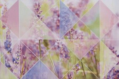 Шахтинская плитка Лаванда розовый верх 02 2 разноцветный 