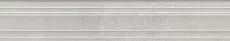 Керамическая плитка Бордюр kerama marazzi blf016r Багет Догана серый светлый матовый обрезной 7.3x40