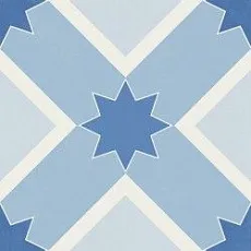 Керамическая плитка Мувинг blue 20x20