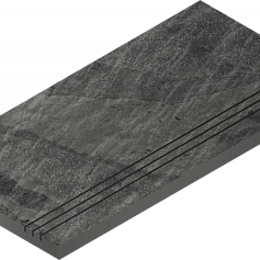 Бортик Италон Материя/ materia x2 Титанио Грип 620090001210 Черный 30x120