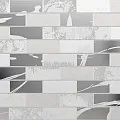 Керамическая плитка Глент/ glent Вайт 24,9x50