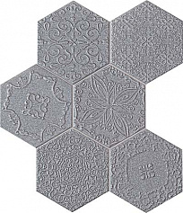 Tubadzin Lace graphite мозаика 802987.2  для ванной