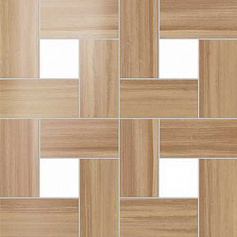 Атлас Конкорд Астон Вуд Ироко Мозаика Лаппато коричневый для кухни для ванной