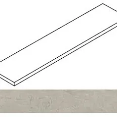 Ступени Атлас Конкорд Ринашенте Фьюжн Ченере угловая левая 620070003253 серый 33x160