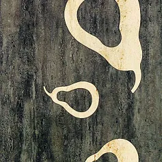 Керамическая плитка Тоскана braz/Браун pear декор 25x36