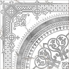 Керамогранит classic marble white d02 40x40