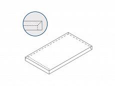 Ступени grigio x2 scalino 33x60 ang.sx 33x60