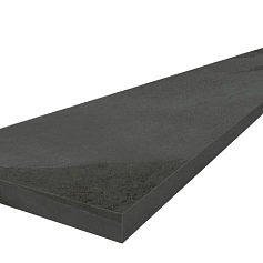 Ступени coliseumgres Ардезия/ ardesia Блэк Угловая Левая 620070002383 Черный 33x120