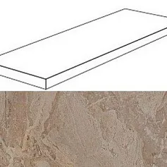 Ступени Привиледж/ privilege Гриджио Угловая Правая 33x120