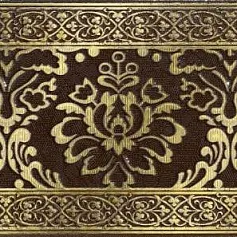 Керамическая плитка Катар/ qatar Бордюр Коричневый 13x25