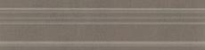 Керамическая плитка Бордюр Багет Параллель коричневый 5x20