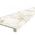 Ступени coliseumgres Микеланджело/ michelangelo Ворм Фронтальная 620070002488 Белый 33x120