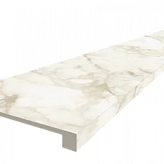 Ступени coliseumgres Микеланджело/ michelangelo Ворм Фронтальная 620070002488 Белый 33x120