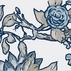 Керамическая плитка Бордюр Жардим 1 обрезной 7,2x30