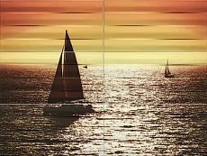 Керамическая плитка maxima brown 1 set of 6 elements панно 67,3x89,8